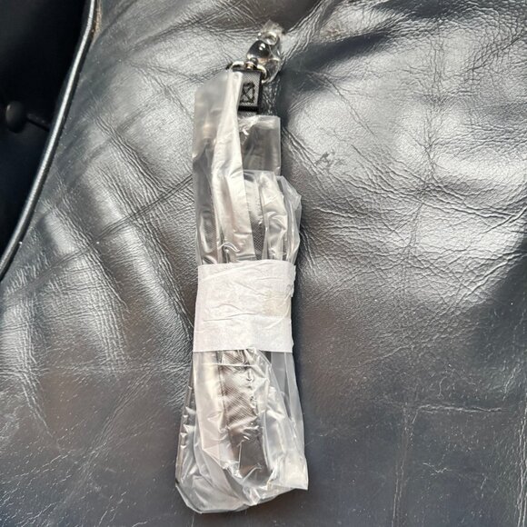 Stella & Dot Madison Tech Tote Shoulder Bag EXPANDABLE Black & White Stripes NEW - Picture 6 of 12